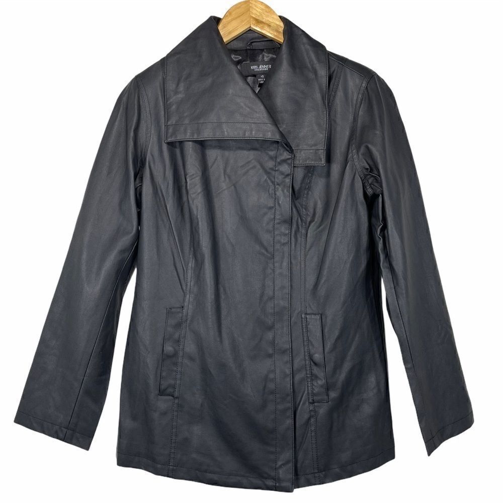 Kris Jenner Women's Black Leather Jacket